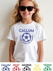 Personalised World Cup T-Shirt By Little Years - Image 1 of 4