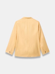 Mint Velvet Yellow Linen Single Breasted Blazer - Image 8 of 8