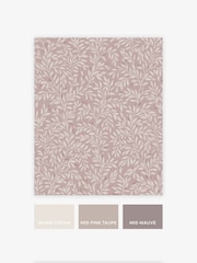 Blush Ditsy Leaf A4 Wallpaper Sample - Image 4 of 5