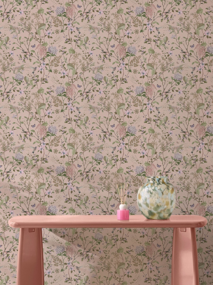 Blush Reflection A4 Wallpaper Sample - Image 2 of 5 Blush Reflection A4 Wallpaper Sample - Image 2 of 5