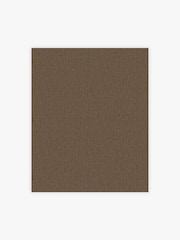 Chocolate Linen Look A4 Wallpaper Sample - Image 3 of 5