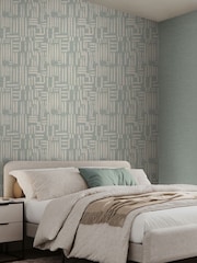 Ohpopsi SEAGLASS Interlace Wallpaper A4 Sample - Image 2 of 2