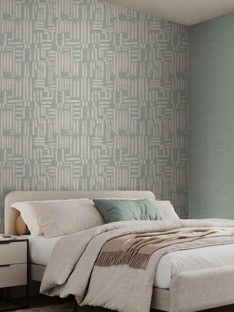 Ohpopsi SEAGLASS Interlace Wallpaper A4 Sample - Image 2 of 2