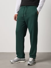 Dunkelgrün - Gerade Passform - Brushback – Jogginghose - Bild 2 von 4