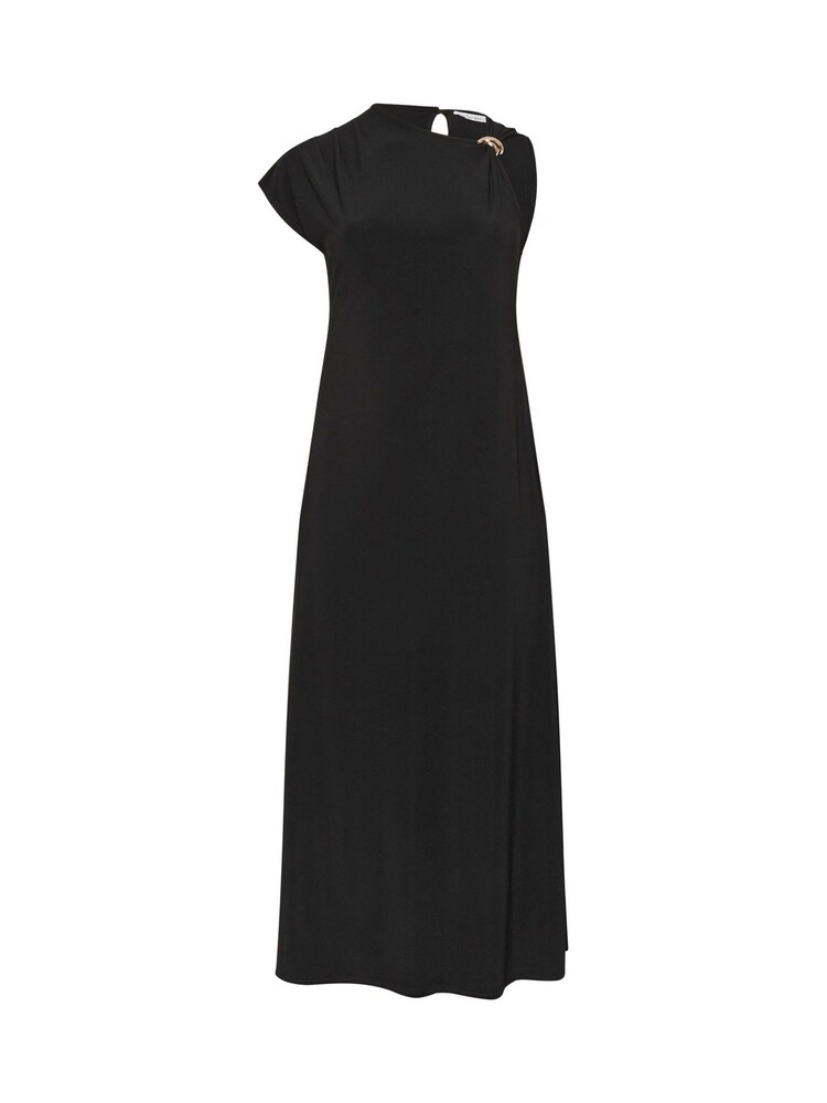 Yours Curve Black London Buckle Shoulder Dress - Image 5 of 5