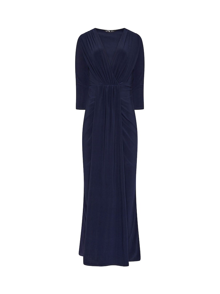 藍色 - Long Tall Sally Drape Wrap Dress - 圖片 5/5