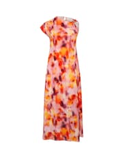 Yours Curve Orange London Buckle Shoulder Dress - Image 5 of 5
