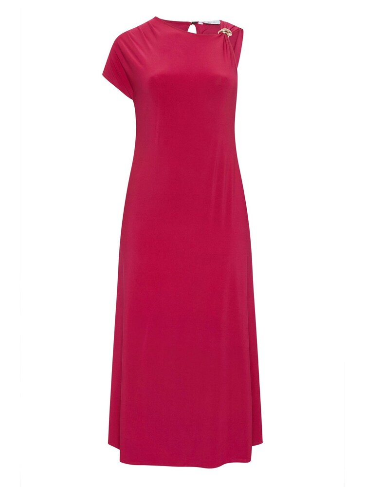 Yours Curve Red London Buckle Shoulder Dress - Image 5 of 5