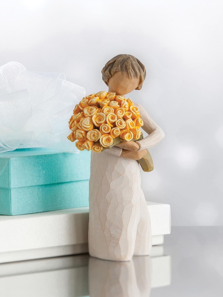 Willow Tree Off White GOOD CHEER Figurine - Image 1 of 2 Willow Tree Off White GOOD CHEER Figurine - Image 1 of 2