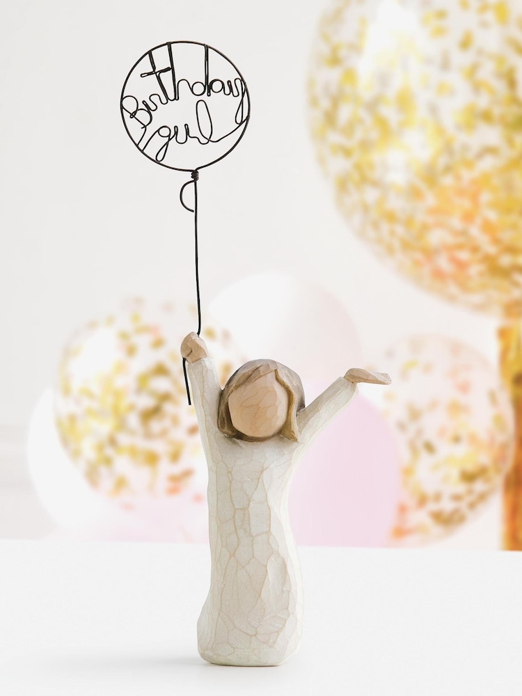 Willow Tree Off White Birthday Girl Figurine - Image 1 of 3 Willow Tree Off White Birthday Girl Figurine - Image 1 of 3