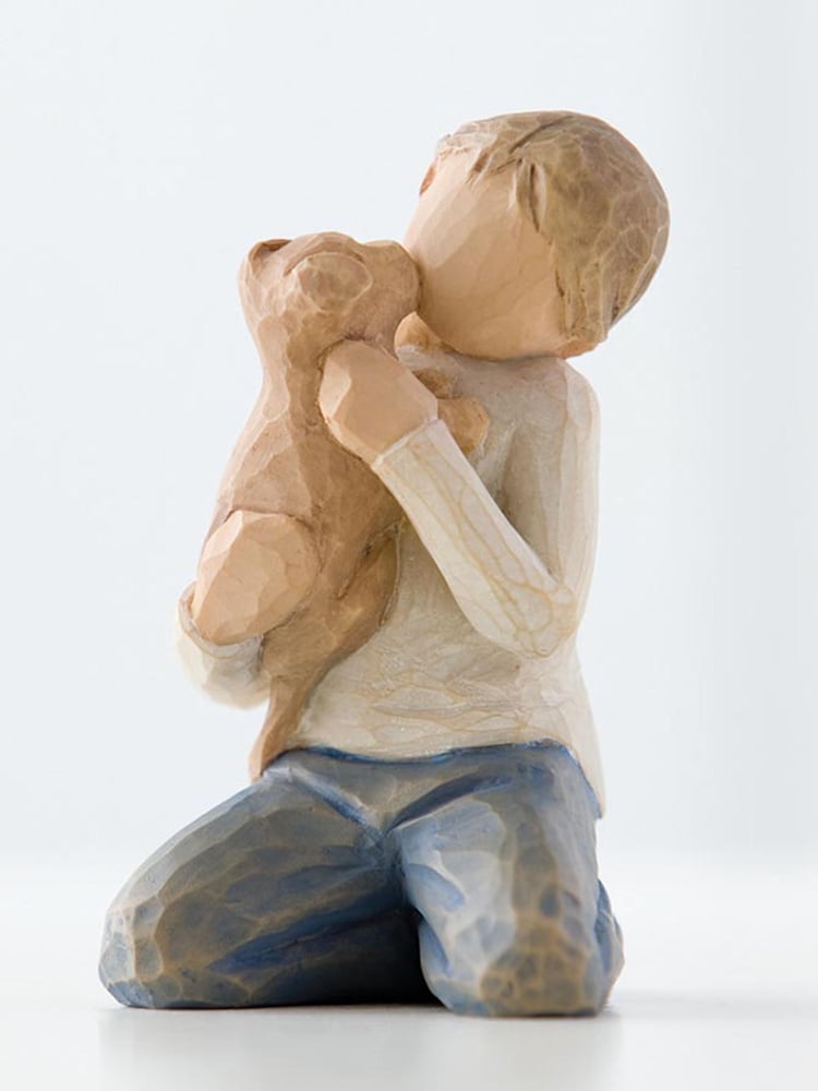Willow Tree Off White KINDNESS BOY Figurine - Image 1 of 4 Willow Tree Off White KINDNESS BOY Figurine - Image 1 of 4