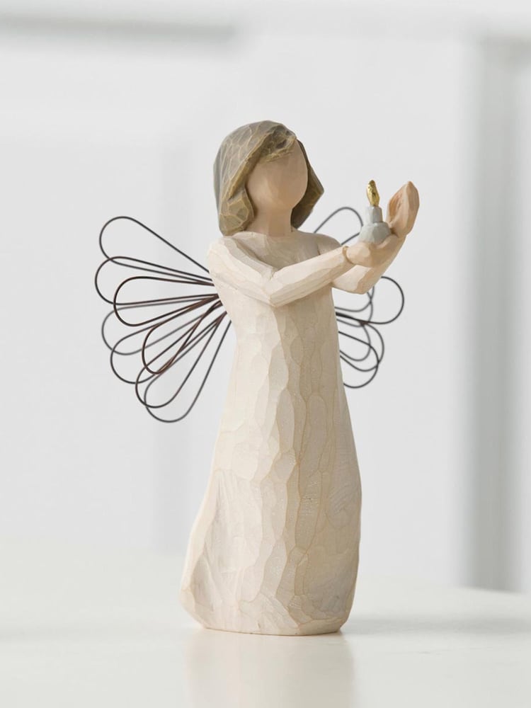 Willow Tree Off White Angel Of Hope Figurine - Image 1 of 2 Willow Tree Off White Angel Of Hope Figurine - Image 1 of 2