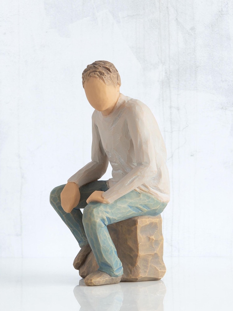 Willow Tree Off White MY GUY Figurine - Image 1 of 4