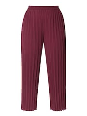 Yours Curve Purple London Pleated Trousers - Image 5 of 5