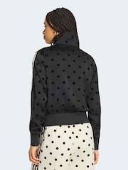 adidas Originals Black Polka Dot Firebird Satin Track Top Jacket - Image 2 of 6