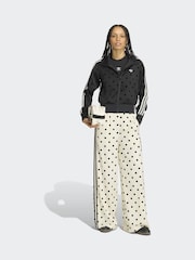 adidas Originals Black Polka Dot Firebird Satin Track Top Jacket - Image 3 of 6
