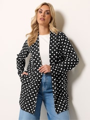 Black Mono Spot Print - Yours Curve בלייזר, דגם Scuba - תמונה 1 מתוך 5