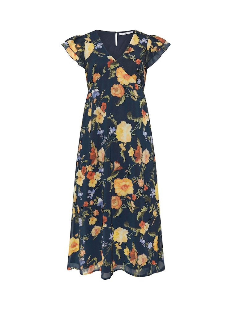 Yours Curve Blue London Tea Dress - Image 5 of 5