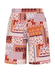 Yours Curve Pink Pull On Jersey Shorts - Image 5 of 5