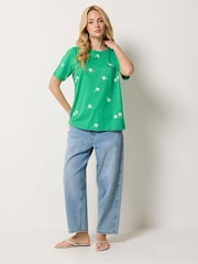 M&Co Green Puff Print Pocket T-Shirt - Image 2 of 5
