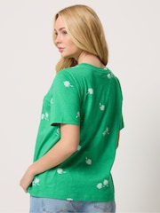 M&Co Green Puff Print Pocket T-Shirt - Image 3 of 5
