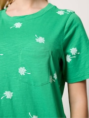 M&Co Green Puff Print Pocket T-Shirt - Image 4 of 5