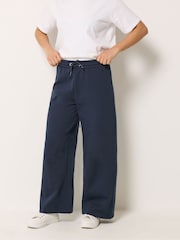 M&Co Blue Wide Leg Joggers 2 Pack - Image 4 of 7