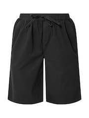 Yours Curve Black Pull On Denim Jorts - Image 5 of 5