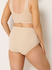 Yours Curve Nude Seamless Light Control Full Briefs 2 Pack - Image 9 of 10