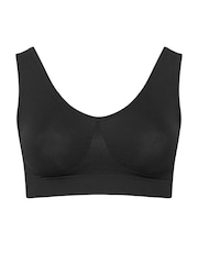 Yours Curve Black Seamless Non-Padded Non-Wired Bras 2 Pack - Image 4 of 6