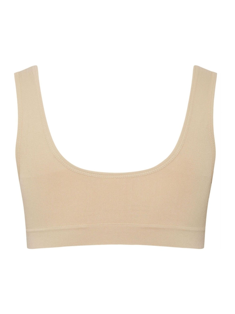 Yours Curve Black Seamless Non-Padded Non-Wired Bras 2 Pack - Image 6 of 6