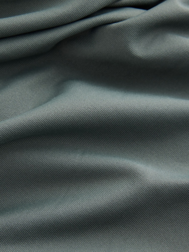 Khaki Green U Trim Gathered Bandeau Tummy Control Swimsuit - Image 9 of 9 Khaki Green U Trim Gathered Bandeau Tummy Control Swimsuit - Image 9 of 9