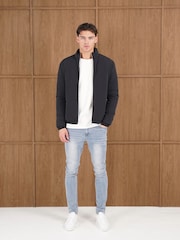 Açıq Mavi - CAPO Capo Slim Fit Denim Jeans - 7şəkildən 7 şəkil