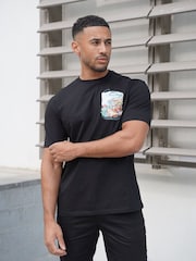 CAPO Black Amalfi T-Shirt - Image 1 of 6