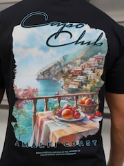 CAPO Black Amalfi T-Shirt - Image 3 of 6