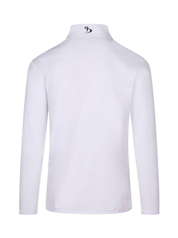 Stromberg White Men's Dartford Golf Mid Layer Fleece - Image 2 of 4