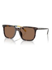 Polo Ralph Lauren Brown 0Ph4224U Rectangle Sunglasses - Image 1 of 5