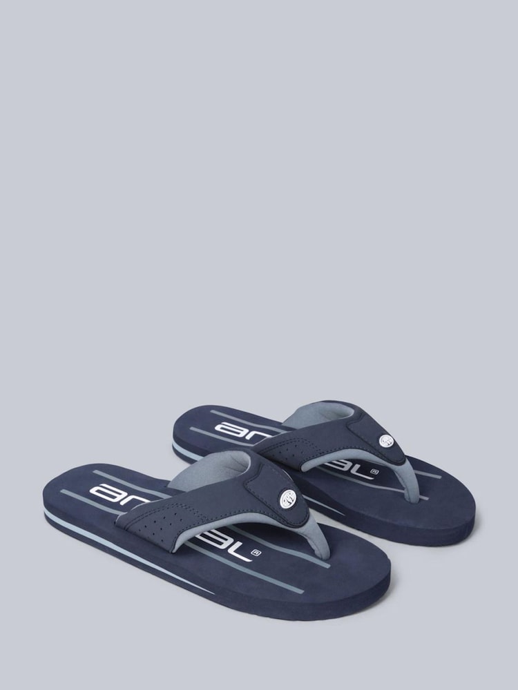 Animal Blue Jekyl Flip-Flops - Image 1 of 5 Animal Blue Jekyl Flip-Flops - Image 1 of 5