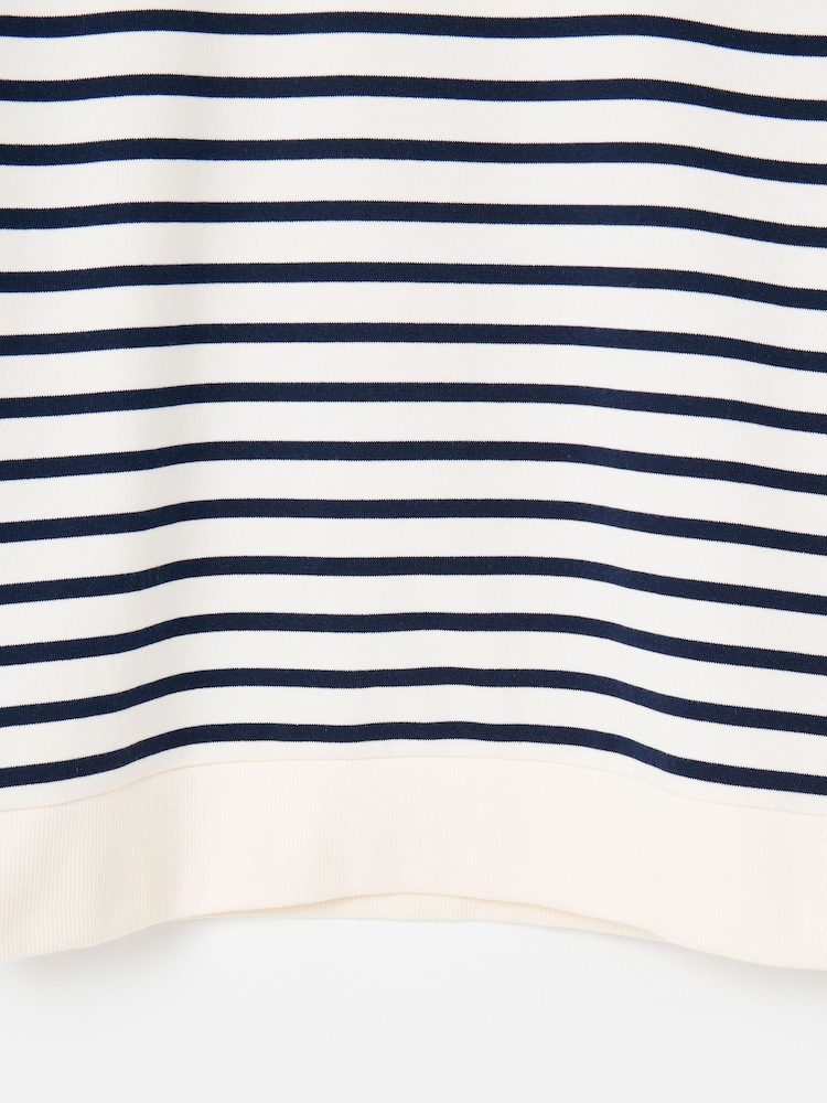 Oliver Bonas Black/White Striped Sweatshirt - Image 8 of 8
