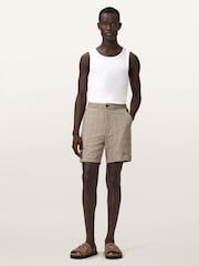AllSaints Brown Keal Short - Image 2 of 7