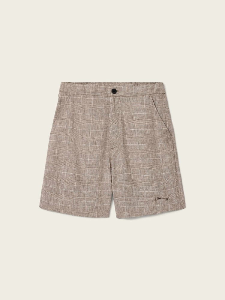 AllSaints Brown Keal Short - Image 7 of 7
