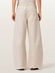 AllSaints Cream Payton Crop Jeans - Image 5 of 7