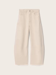 AllSaints Cream Payton Crop Jeans - Image 7 of 7