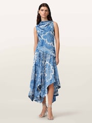 AllSaints Blue Prue Dress - Image 1 of 4