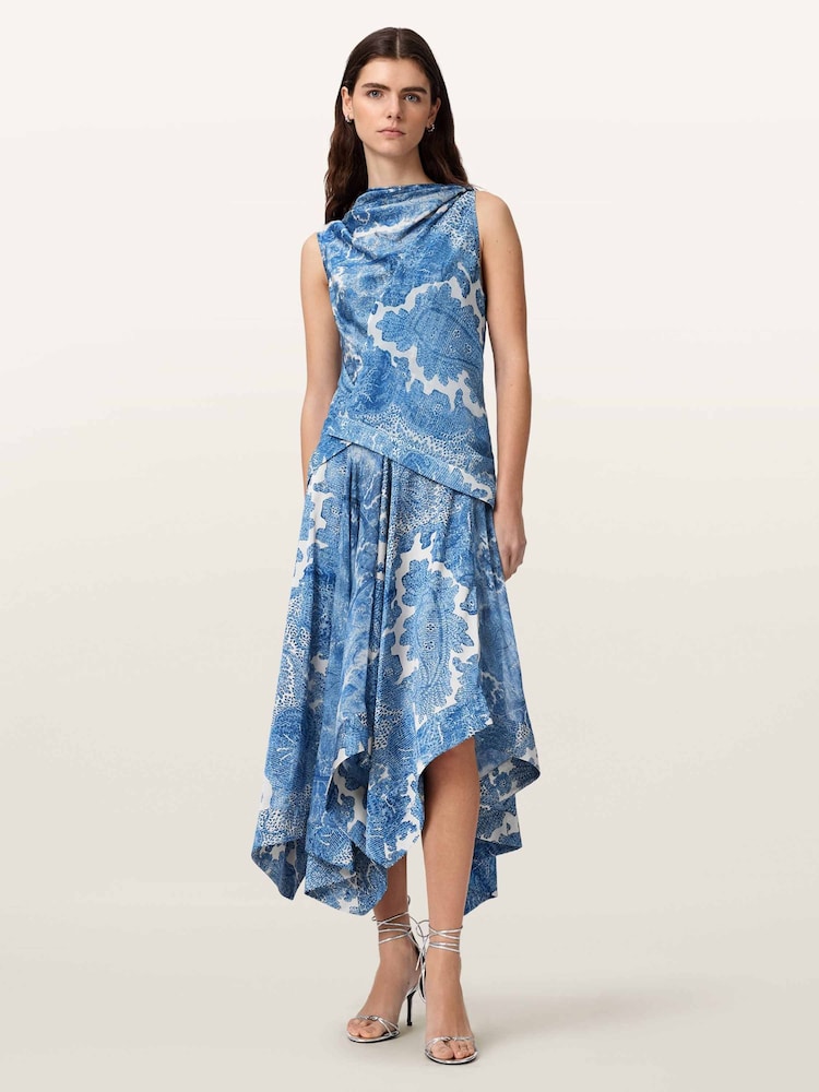 AllSaints Blue Prue Dress - Image 1 of 4