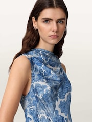 AllSaints Blue Prue Dress - Image 3 of 4