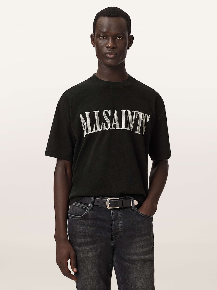 AllSaints Dash Short Sleeve Crew Neck T-Shirt - Imagen 1 de 6