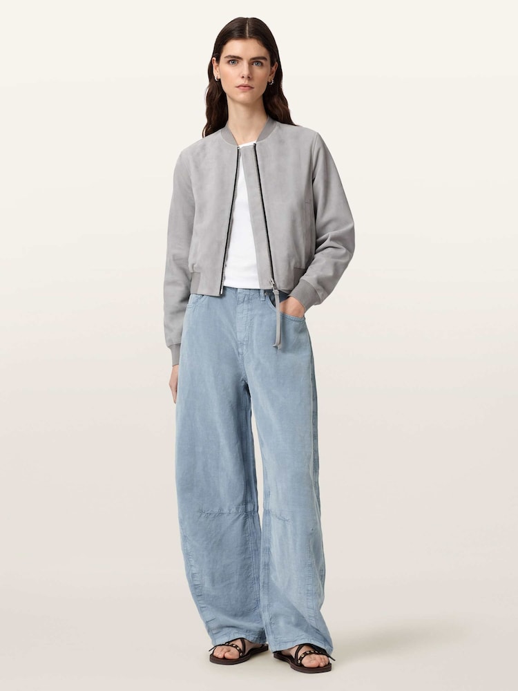 AllSaints Blue Jett Trousers - Image 2 of 8