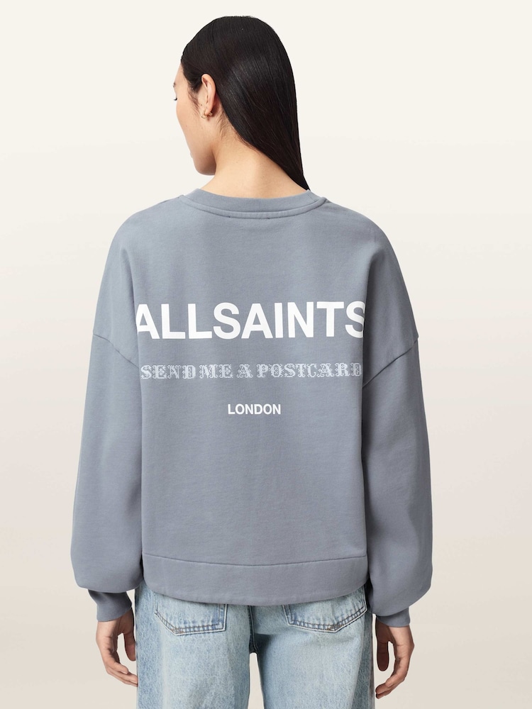 AllSaints Blue Dreamer Lila Sweatshirt - Image 2 of 9