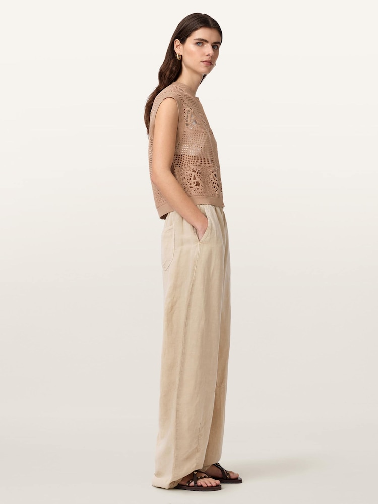 AllSaints Pink Kyra Waistcoat - Image 2 of 6